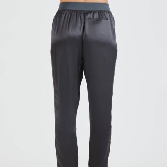 ATM Anthony Thomas Melillo Silk Pull-On Pants in Dark Brown Size Small - Picture 4 of 12